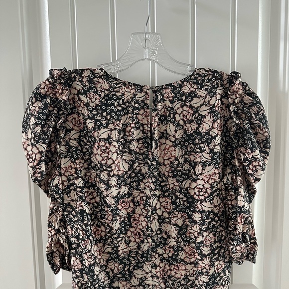 ISABEL MARANT Ruched Floral Mini Dress NWOT - Picture 9 of 17